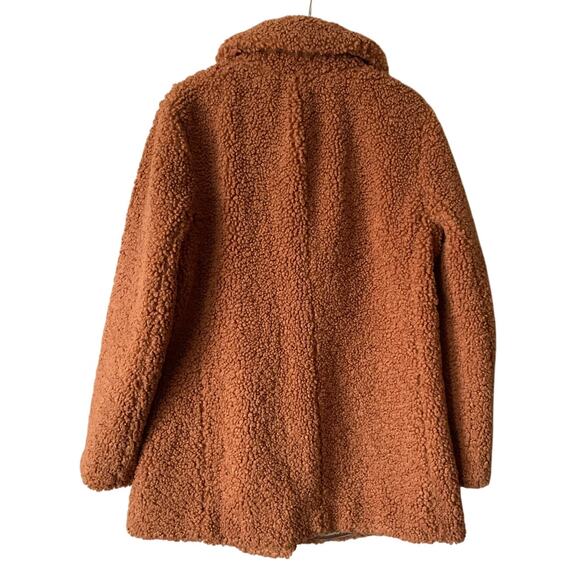 J Crew Teddy Sherpa Coat, size M - Picture 6 of 8